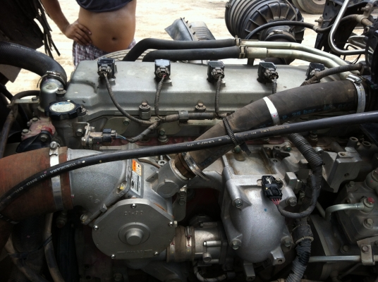 ขายดาวน์ HINO 500 260แรง NGV ห้างแท้ๆ ปี54 ลูก 3 เพลา