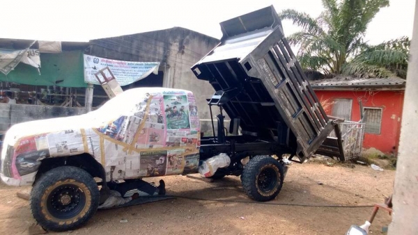 กระบอกดั้มพ์รถปิคอัพยก 5.5ตัน