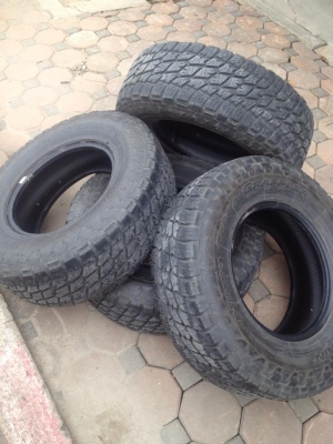 ขายยางNitto ALLTERRAIN 265-70-16 ปี11 ดอก95\% 1ชุด ครับ