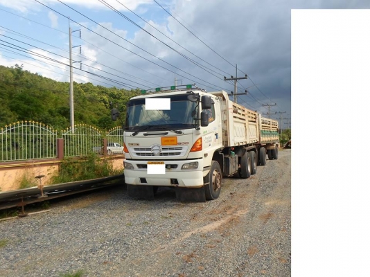 รถสิบล้อ HINO FM 1A 344 รถปี 53 แม่ลูก เครื่อง 344 แรงม้า