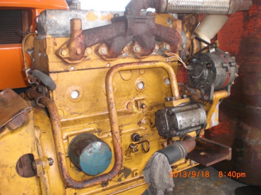 ขายเครื่องยนต์ komatsu 4d95 พร้อมเกียร์เฟืองท้าย fd25-10