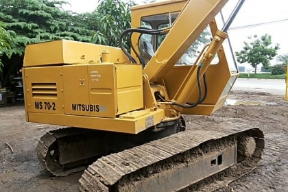 ขายรถแบ็คโฮ  MITSUBISHI   ms070-2  รถเก่านอก  มีเอกสารแจ้งจำหน่าย สภาพพร้อมใช้งาน
