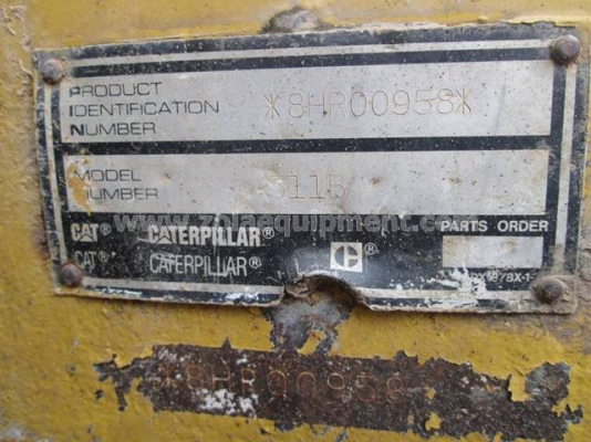 รถแบคโฮ 1998 Caterpillar 311B เครื่องจักรมือสองในประเทศ สภาพพร้อมใช้งาน เอกสารพร้อมโอน