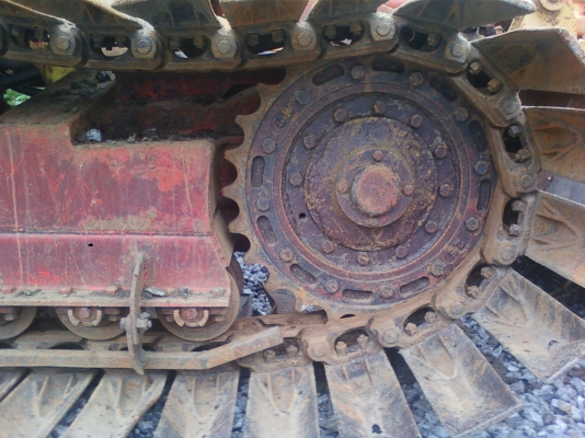 ขาย!! รถตีดิน  เครื่องยนต์ HINO HO7D / ปั้มอีตั้น เบอร์22 / 10HT. ( ซ่อมบำรุง+ทำสีใหม่ ) )