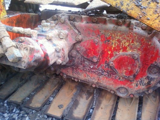 ขาย!! รถตีดิน  เครื่องยนต์ HINO HO7D / ปั้มอีตั้น เบอร์22 / 10HT. ( ซ่อมบำรุง+ทำสีใหม่ ) )