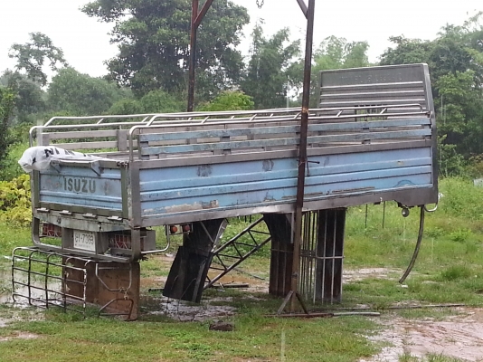 ขายกระบะแสตนเลส ถอดจากรถ isuzu 6ล้อ รุ่น 120