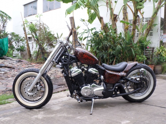 ขาย STEED400cc. แต่ง BOBBER โหดๆ ดิบๆ เครื่องสดมาก คาบูฮาเล่เดินเบาดีมากคับ
