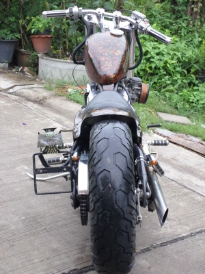 ขาย STEED400cc. แต่ง BOBBER โหดๆ ดิบๆ เครื่องสดมาก คาบูฮาเล่เดินเบาดีมากคับ