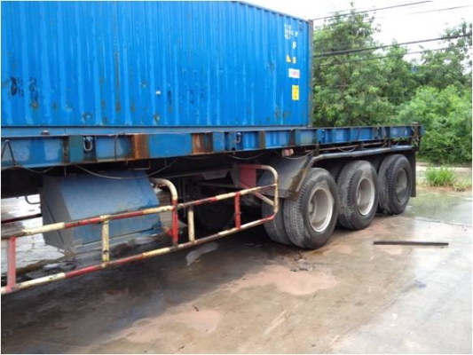 ขายหาง 3 เพลาพื้นเรียบ