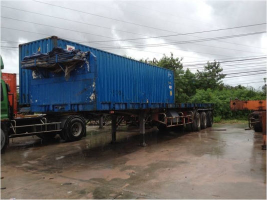 ขายหาง 3 เพลาพื้นเรียบ