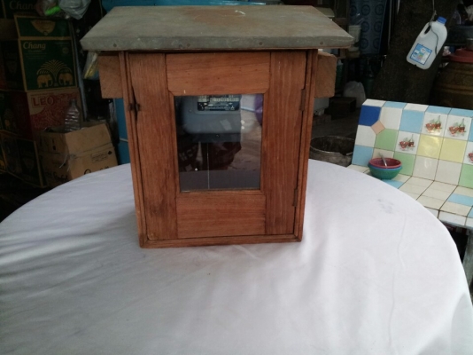 ขาย ตู้มิเตอร์ไฟไม้สัก ใช้งานได้จริง งานเก่าเก็บ