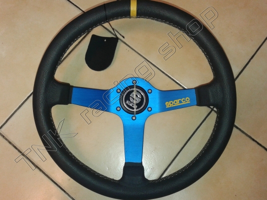 พวงมาลัยSPARCO monzaหนังเเท้ ก้านยก1นิ้วครึ่ง กว้าง13นิ้วครึ่ง