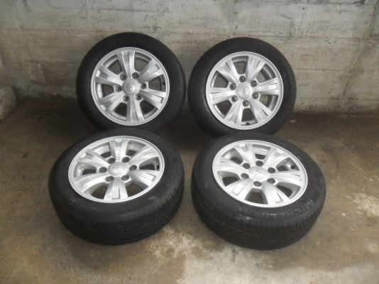 ล้อแม็ก 16นิ้ว 6รูไทรตั้นพลัส พร้อมยาง205/55R16ปี5009 สวยๆ 4 ล้อ ลดราคาเหลือ 6900 บาท