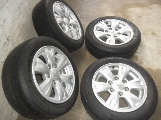 ล้อแม็ก 16นิ้ว 6รูไทรตั้นพลัส พร้อมยาง205/55R16ปี5009 สวยๆ 4 ล้อ ลดราคาเหลือ 6900 บาท ล้อแม็ก 16นิ้ว 6รูไทรตั้นพลัส พร้อมยาง205/55R16ปี5009 สวยๆ 4 ล้อ ลดราคาเหลือ 6900 บาท