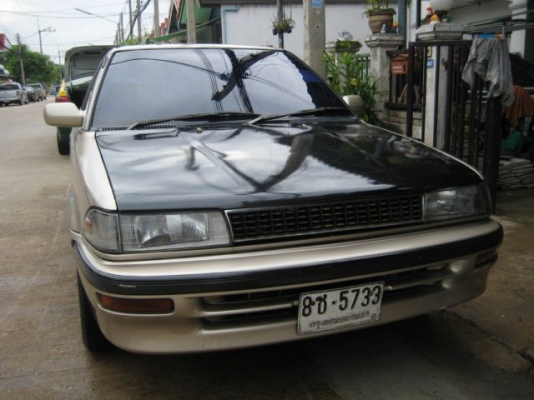 ขาย TOYOTA COROLLA  1,300 CC.1990โดเรมอนสภาพสวย ประหยัดมากๆ เบ็นซิน+ LPG เกียร์ธรรมดา พวงมาลัยธรรมดา เบาะกำมะหยี่  เครื่องเพิ่งเปลี่ยนสายพานไทม์มิ่ง หัวเทียน น้ำมันเครื่อง