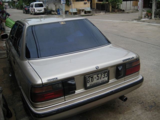 ขาย TOYOTA COROLLA  1,300 CC.1990โดเรมอนสภาพสวย ประหยัดมากๆ เบ็นซิน+ LPG เกียร์ธรรมดา พวงมาลัยธรรมดา เบาะกำมะหยี่  เครื่องเพิ่งเปลี่ยนสายพานไทม์มิ่ง หัวเทียน น้ำมันเครื่อง