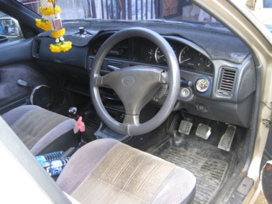ขาย TOYOTA COROLLA  1,300 CC.1990โดเรมอนสภาพสวย ประหยัดมากๆ เบ็นซิน+ LPG เกียร์ธรรมดา พวงมาลัยธรรมดา เบาะกำมะหยี่  เครื่องเพิ่งเปลี่ยนสายพานไทม์มิ่ง หัวเทียน น้ำมันเครื่อง