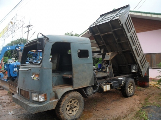 ขายรถอีแต๋นบรรทุกเพื่อการเกษตร 2เพลาดั้ม เครื่องมิตซู เทอร์โบอินเตอร์ พาวเวอร์ บรรทุก4-5ตันสบายครับ