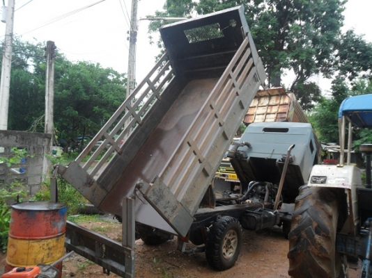 ขายรถอีแต๋นบรรทุกเพื่อการเกษตร 2เพลาดั้ม เครื่องมิตซู เทอร์โบอินเตอร์ พาวเวอร์ บรรทุก4-5ตันสบายครับ