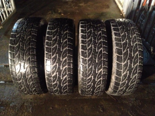 ขายยาง Bridgestone Duller AT 265-70-16 1ชุด ดอกหนาถูกๆครับ