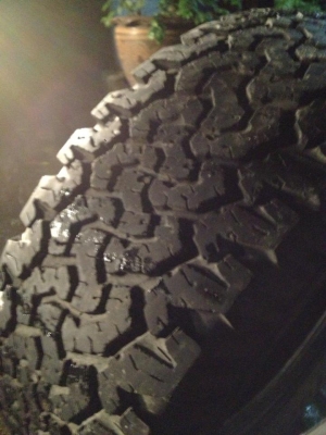 ขายยาง BF GOODRICH 265-70-16 ปี09 ดอกหนาๆ ทั้งชุด