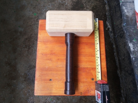 ค้อนไม้ไว้ตอกสิ่วด้ามไม้ที่ท่านรัก ด้ามสิ่วจะได้ไม่เสียหาย