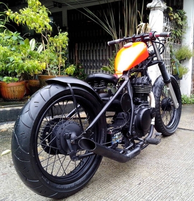 Volty250 BOBBER เครื่องดีรถสวยเพิ่งประกอบเสร็จเมื่อวานเย็น