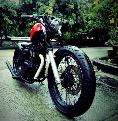 Volty250 BOBBER เครื่องดีรถสวยเพิ่งประกอบเสร็จเมื่อวานเย็น