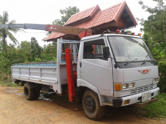 หกล้อIHNO KM779 ติดเครน3ตันพร้อมใช้งาน