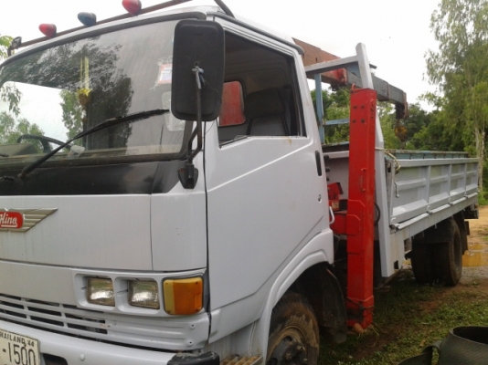 หกล้อIHNO KM779 ติดเครน3ตันพร้อมใช้งาน