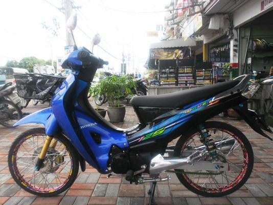 wave125Rสตาร์ทมือปี50รถบ้านเครื่องแน่นๆแต่งสวยภายนอกพร้อมใช้งาน