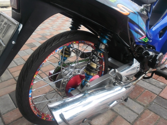 wave125Rสตาร์ทมือปี50รถบ้านเครื่องแน่นๆแต่งสวยภายนอกพร้อมใช้งาน