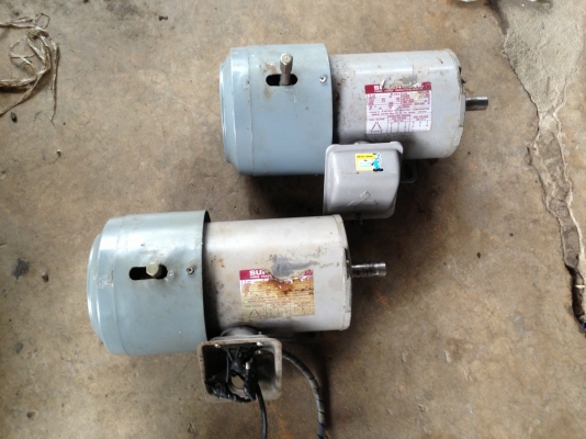 ขายมอเตอร์เบรค mitsubishi 1 HP. 380V 1450 RPM. สภาพสวย มี 2 ตัวครับ