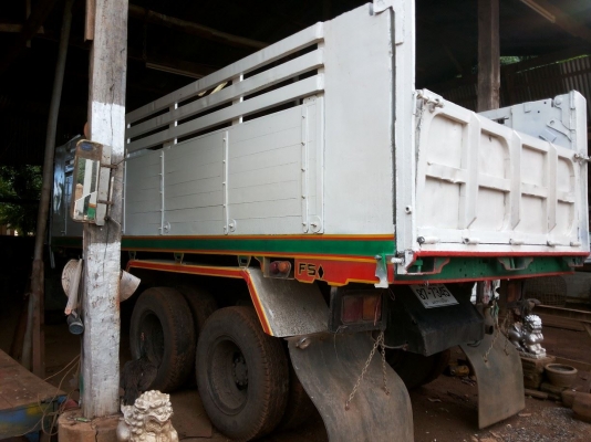 ***ขายแล้วครับขอบคุณ Truck2hand**"สีใหม่ สวยสด พร้อมปรับราคา"ขาย 10ล้อ "ไอ้หลงสายฟ้า" 2 เพลาดั๊ม MITSUBISHI FM527M-A2xxxx เครื่องเดิม เกียร์เดิม เบรคเล็ก สาแหรกตรง เครื่อง6D16 195HP แห้งดี ไม่เยิ้ม แรงดี ติดง่าย เกียร์10สปีด เข้าง่ายไม