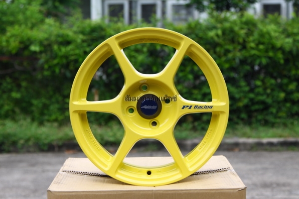 แม็กซ์ใหม่15" Buddy Club P1 สีเหลือง 4รู100 กว้าง6.5 ออฟ38 แม็กซ์ใหม่15" Buddy Club P1 สีเหลือง 4รู100 กว้าง6.5 ออฟ38