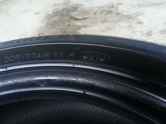ยาง15" Hankook Blackbird 195/55/15 ปี10 มี3เส้นดอกสวยๆ
