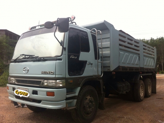 HINO FM 1 J 210 Hp ดัมพ์สามมิตรลอนเฉียงงามๆครับ  (ทีมงานรถคุณภาพ)