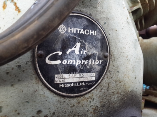 ขาย ปั้มลม HITACHI 3.7-5.5 แรง มือสองญี่ปุ่น