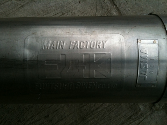 ท่อ SUBARU IMPEZA  CG8  รุ่น FGK  ไทเทเนียม