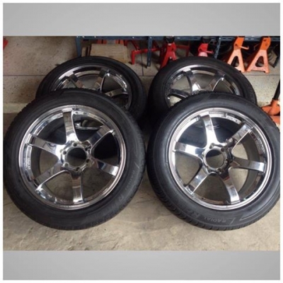 เเม็กมือสอง ขอบ20 6รู139 กว้าง9 ออฟ20 พร้อมยาง 265/50/20