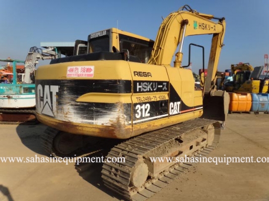 รถตัก CAT 312 S/N 7DK-037XX บจก.สหสินอีควิปเม้นท์ โทร.081-5851880, 02-5168100-1