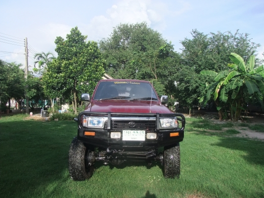 toyota surf LN 130 วางคาน คานแข็ง vx80