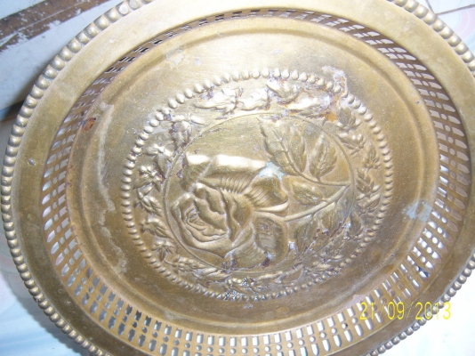 พานทองเหลือง 12 นิ้ว  สวยๆคับ