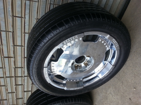 ล้อนอก Player 717 ขอบ 18 5รู100/114 พร้อมยาง มี 1คู่ ราคา 3,900บาท