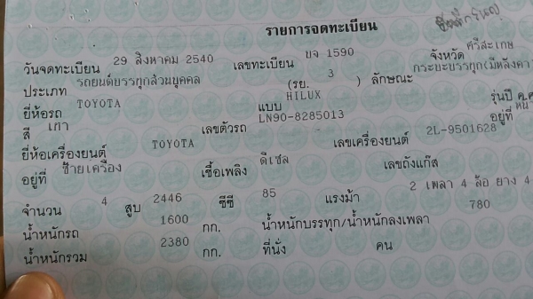 ขาย กระบะแค็ปเครื่องแน่นๆ TOYOTA ไมตี้ โป่งหน้า-หลังแท้ ปี40/97 เครื่องเดิมๆ แรงจริง แห้งกริ๊ปไม่มีเยิ้มไม่มีหลวม เกียร์ดีไม่มีหลุดช่วงล่างแน่น คัสซีสวยเดิมไม่ผุไม่ดาม กระบะพื้นไม่ผุ หัวสวยภายในสวยมาก คอนโซลครบ พ.ธรรมดา แอร์เย็น ยางสวย4เส้น รถเคลียร์สีมา