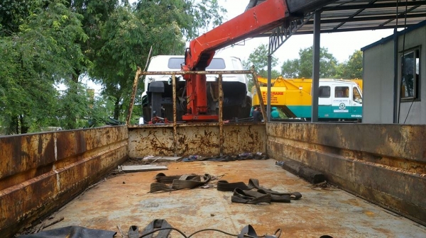 ขายรถ 6 ล้อ เฮี้ยบเครน 4.5 ตัน ของNISSAN 220 แรงม้าเทอร์โบพร้อมใบ คป สภาพใช้งาน ขายรถ 6 ล้อ เฮี้ยบเครน 4.5 ตัน ของNISSAN 220 แรงม้าเทอร์โบพร้อมใบ คป สภาพใช้งาน