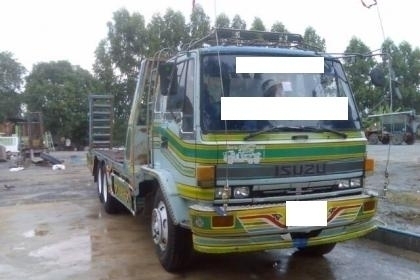 10ล้อ2เพลาบรรทุกรถเกี่ยวISUZU ROCK175เพลาใหญ่ช่วงล่างใหญ่