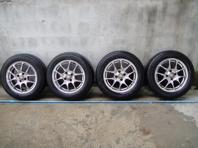 ขาย ล้อแม็กแต่ง เงาๆ ขอบ 15 ยาง YOKOHAMA 5900