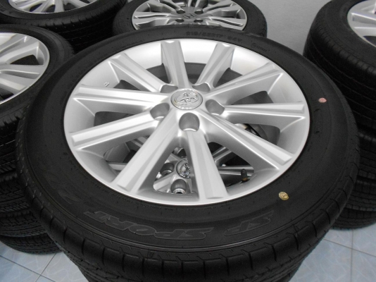 ขายล้อแม็ก All New Camry ขอบ 17 พร้อมยาง Dunlop ป้ายแดงปี 13/เทิร์นได้-ใส่ฟรีค่ะ