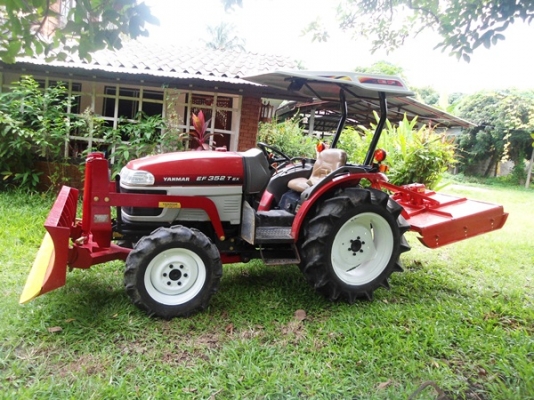 รถไถยันร์ม่า รุ่นEF352Tex 4WD 2เพลา อุปกรณ์ 4 อย่างมีดันหน้าใหม่  ผานใหม่LCS 5x22 ตัดหญ้าใหม่1.20ม.ของฮุย และโรตารี่สภาพใหม่ รถสภาพดี สนใจสอบถามได้ครับ